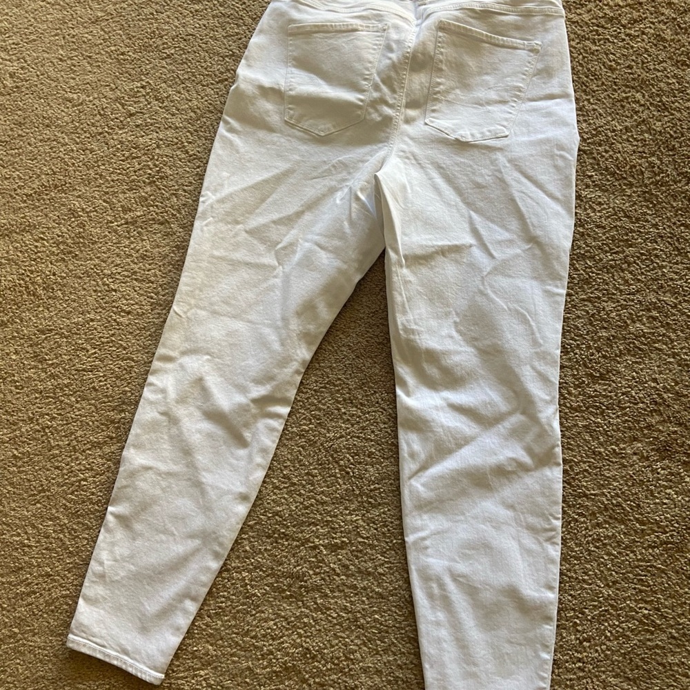 White Skinny Jeans by American Eagle